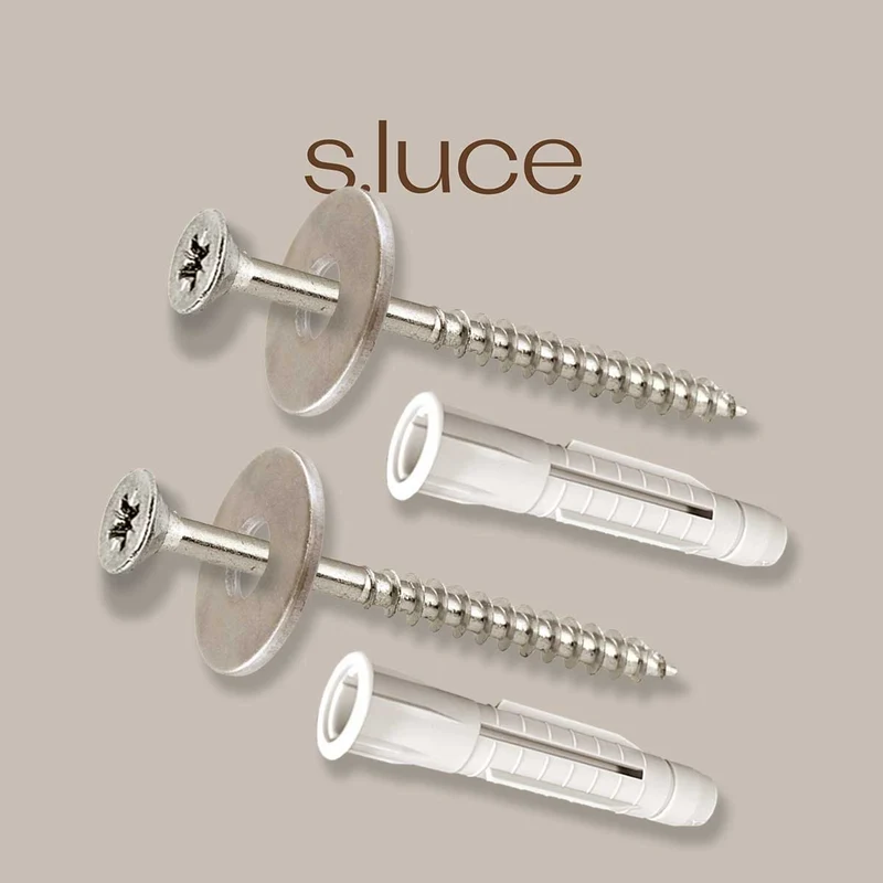s.luce 2er Set Schrauben & Universaldübel Modular