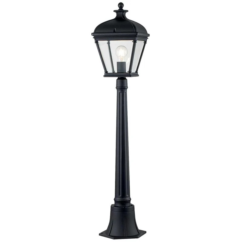 Sockelleuchte Bayview 1-flammig IP44 Schwarz 104cm