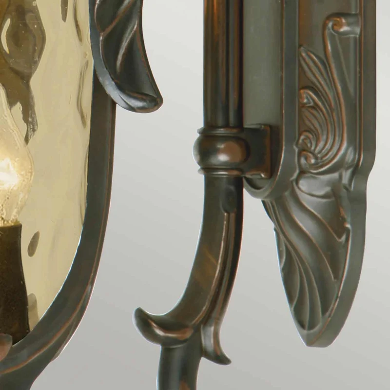 Wandleuchte Philadelphia 3-flammig Bronze