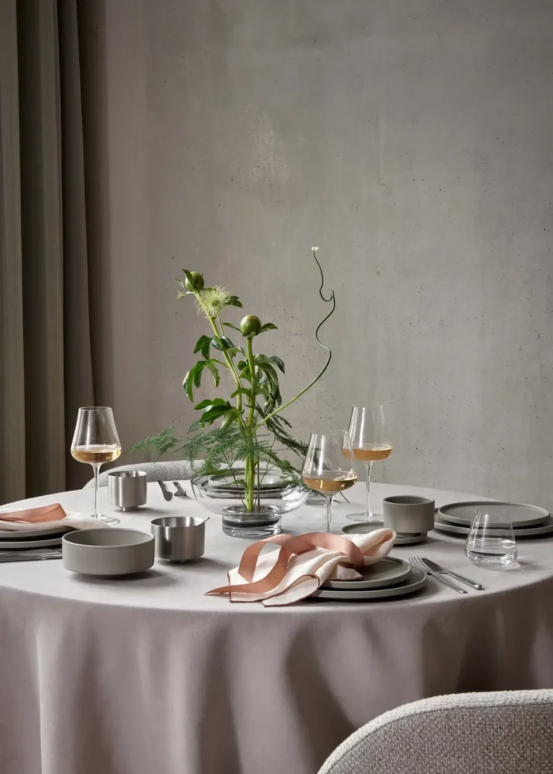 2er Set Edelstahl Kaffeetassen -MAKOTO STEEL- Farbe Stainless Steel Matt Blomus