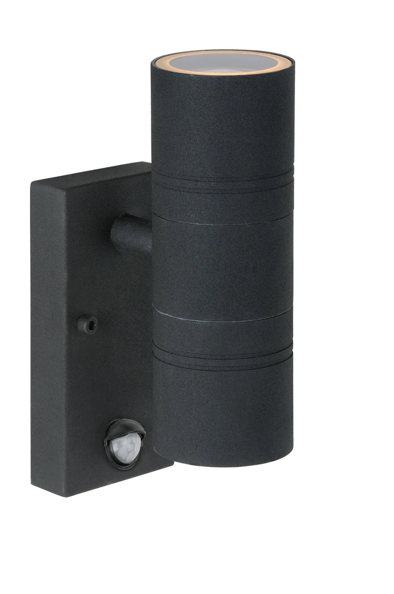 LED-Außenwandleuchte Arne-Led Ir 2-flammig IP44 mit Bewegungsmelder