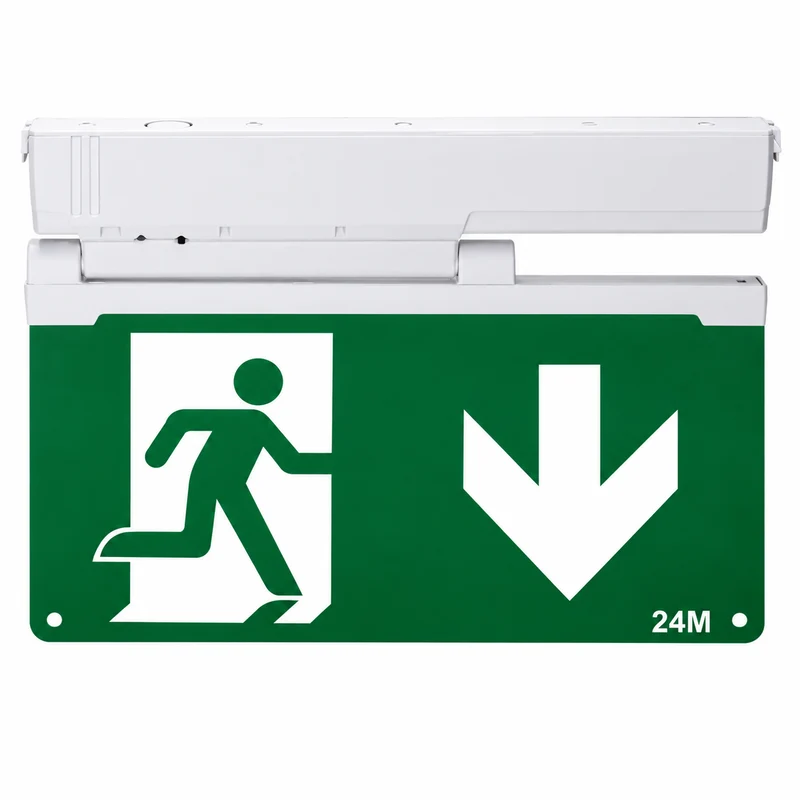 Notbeleuchtung LED Fluchtwegbeleuchtung 3,6W – 3h Akku – 4 Piktogramme Notausgang Rettungszeichen – Aigostar
