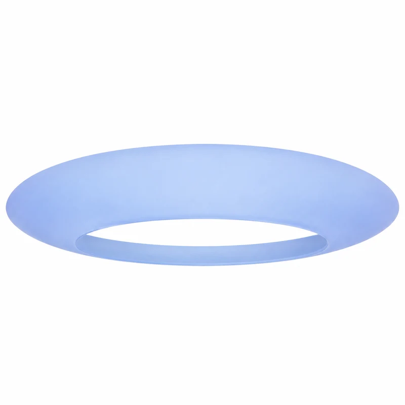 Lampenglas Ersatz Ø 32 cm Blau – Ersatzglas für Deckenfluter & Stehlampe – Innenöffnung Ø 19,5 cm