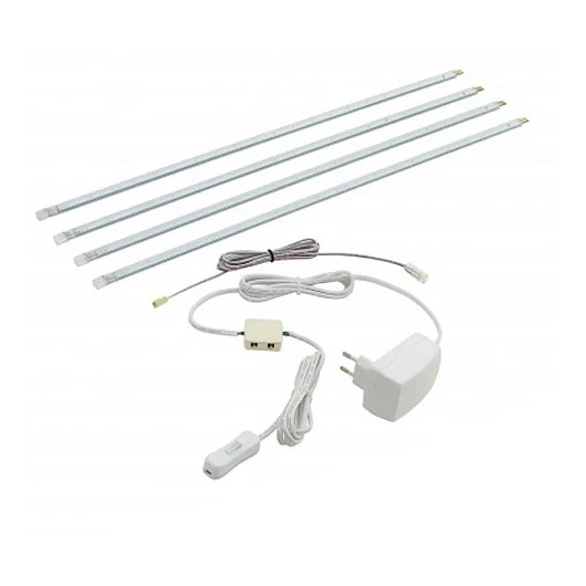 LED Lichtleisten 4er Set 4x 48cm blau – Unterbau- & Akzentbeleuchtung – EGLO ZIBA 90187