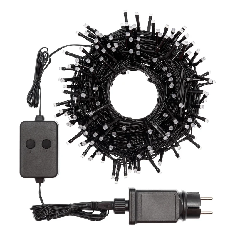RGB LED-Lichterkette Appy, 200 LEDs, 20m, IP44, appgesteuert