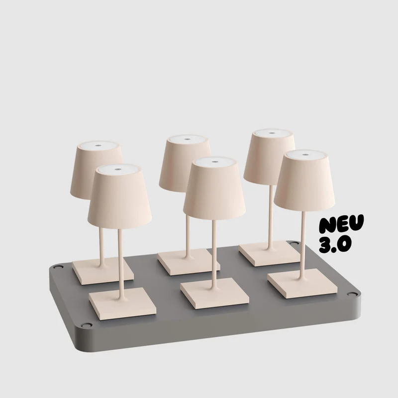 Sigor Nuindie 3.0 mini Akku-Tischleuchte - 6er Set
