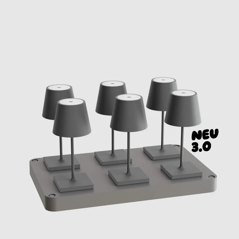 Sigor Nuindie 3.0 mini Akku-Tischleuchte - 6er Set