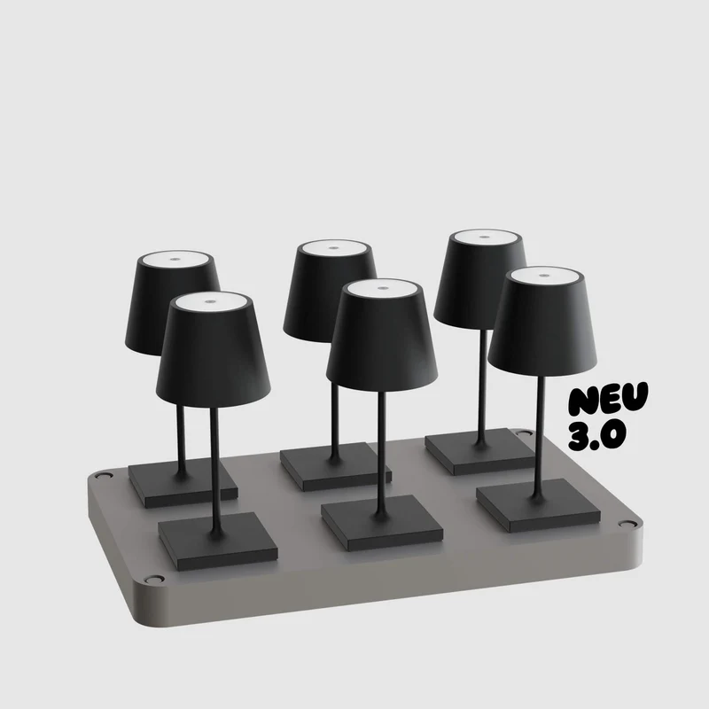 Sigor Nuindie 3.0 mini Akku-Tischleuchte - 6er Set