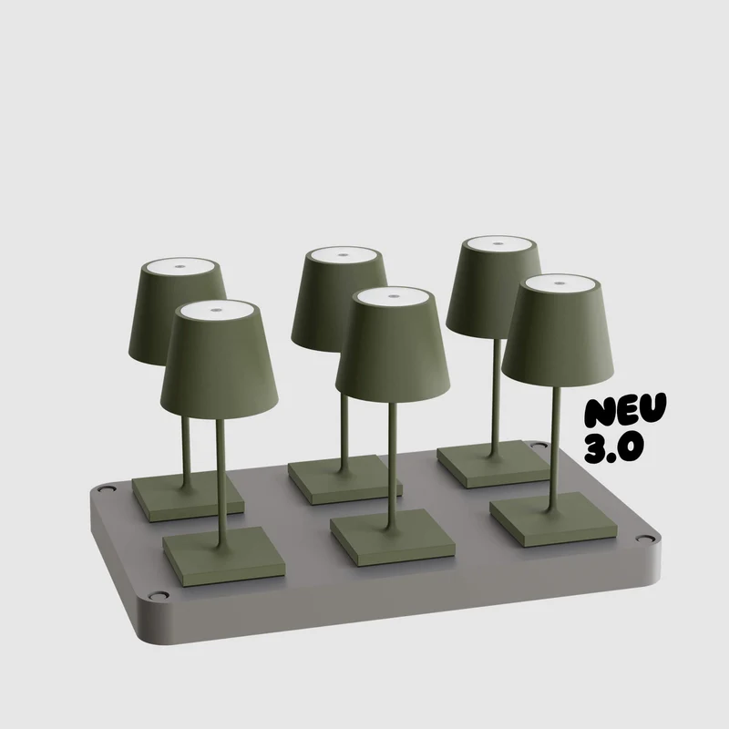 Sigor Nuindie 3.0 mini Akku-Tischleuchte - 6er Set