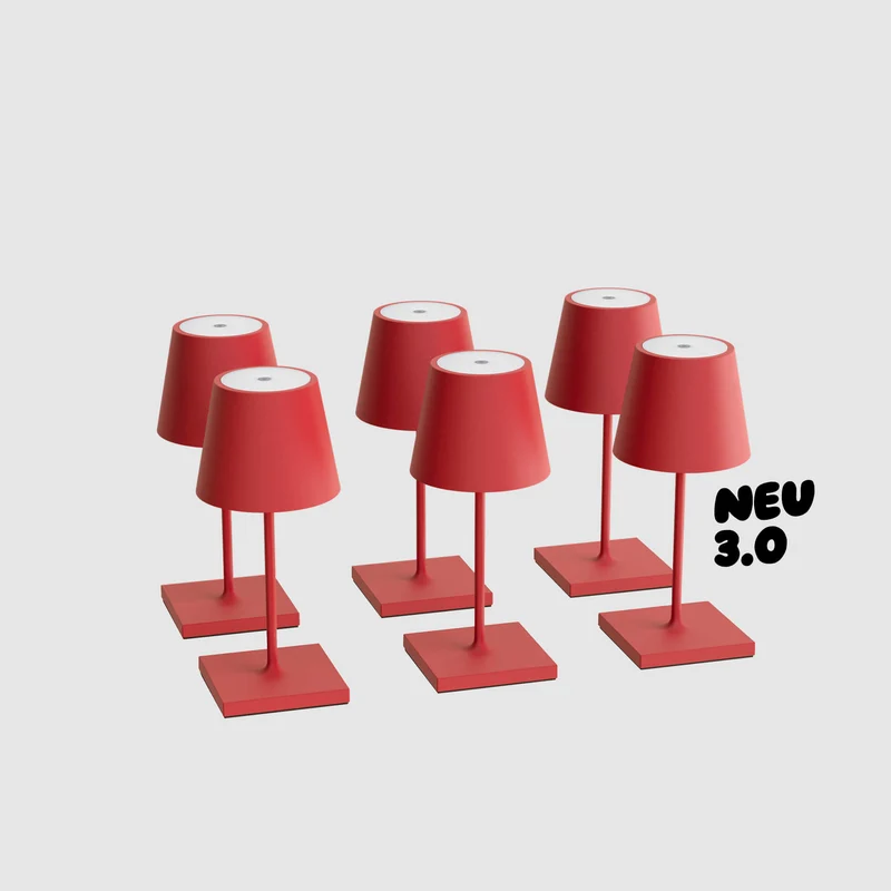 Sigor Nuindie 3.0 mini Akku-Tischleuchte - 6er Set