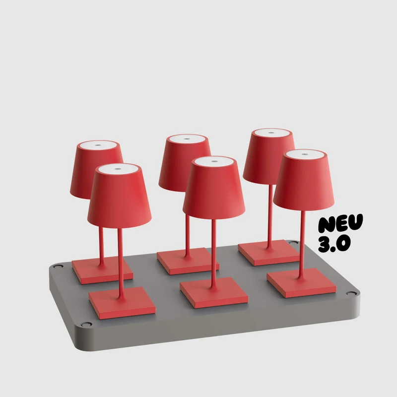 Sigor Nuindie 3.0 mini Akku-Tischleuchte - 6er Set