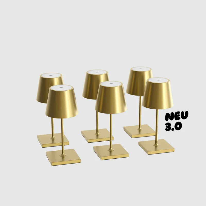 Sigor Nuindie 3.0 mini Akku-Tischleuchte - 6er Set