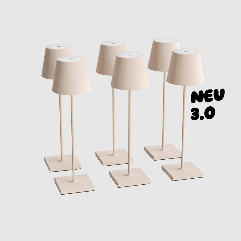 Sigor Nuindie 3.0 Akku-Tischleuchte - 6er Set