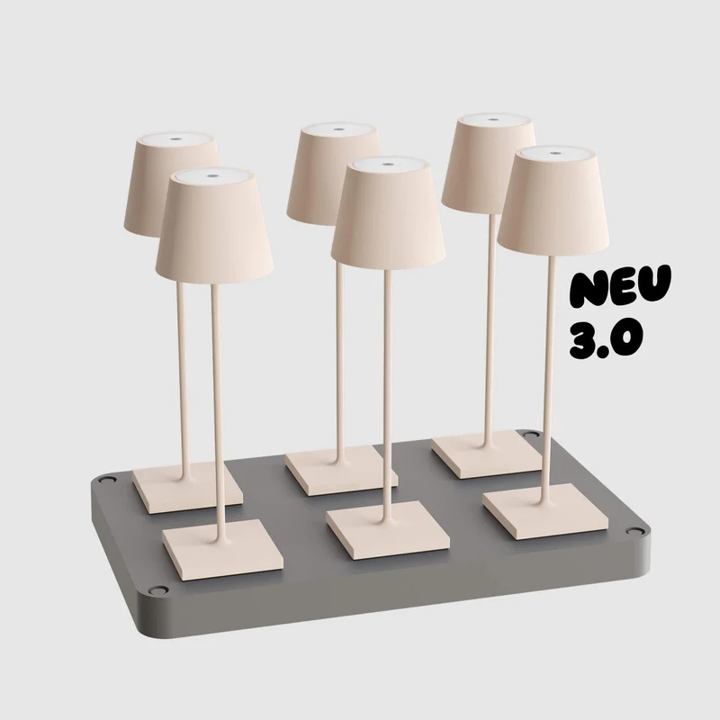 Sigor Nuindie 3.0 Akku-Tischleuchte - 6er Set