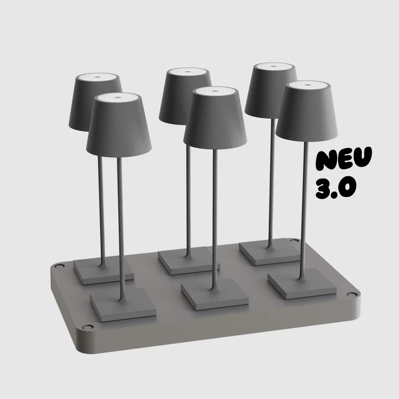 Sigor Nuindie 3.0 Akku-Tischleuchte - 6er Set