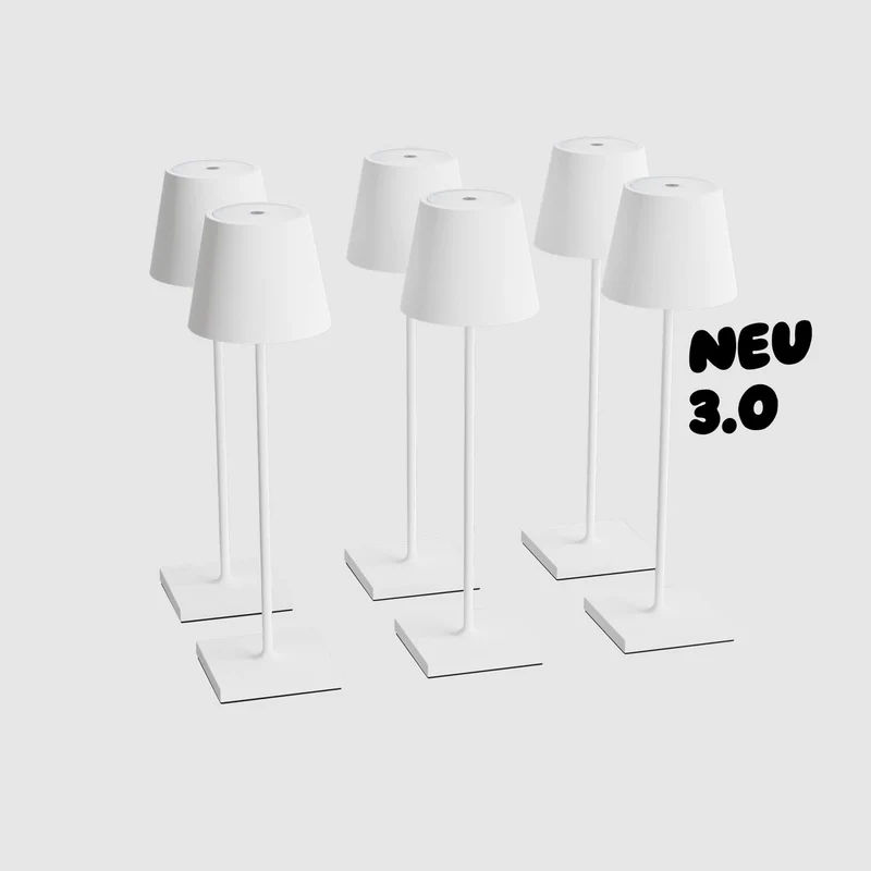 Sigor Nuindie 3.0 Akku-Tischleuchte - 6er Set