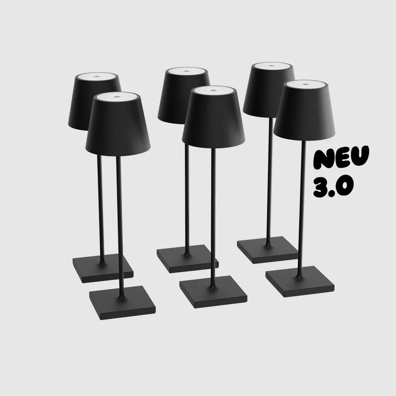 Sigor Nuindie 3.0 Akku-Tischleuchte - 6er Set