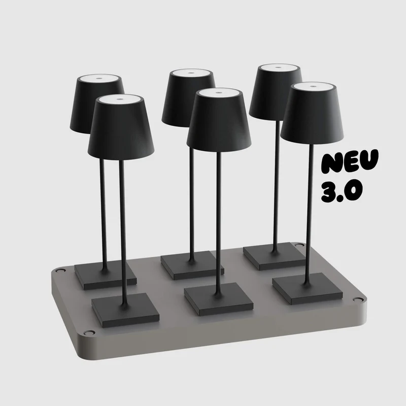 Sigor Nuindie 3.0 Akku-Tischleuchte - 6er Set