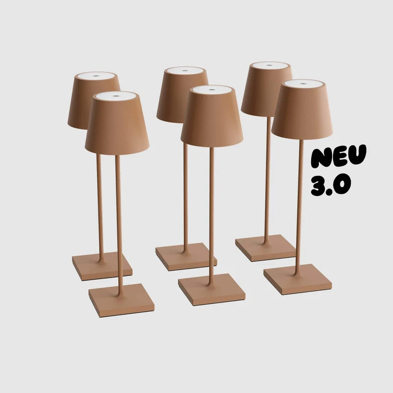 Sigor Nuindie 3.0 Akku-Tischleuchte - 6er Set