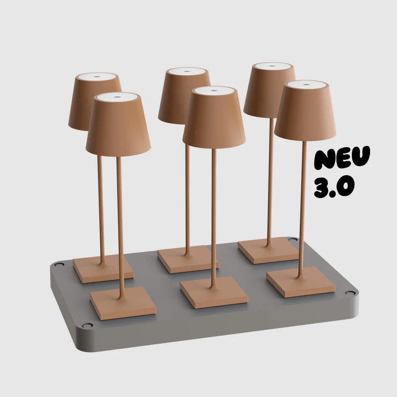 Sigor Nuindie 3.0 Akku-Tischleuchte - 6er Set