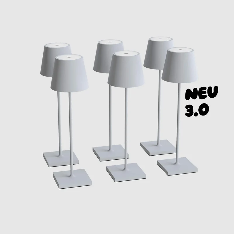 Sigor Nuindie 3.0 Akku-Tischleuchte - 6er Set