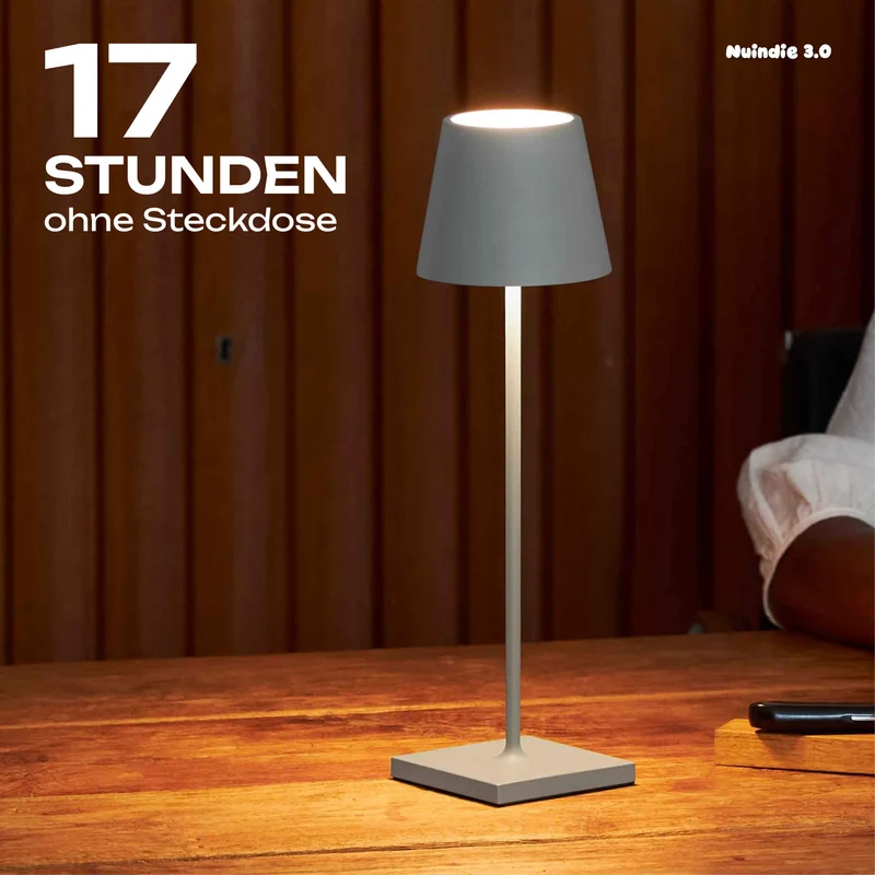Sigor Nuindie 3.0 Akku-Tischleuchte - 6er Set