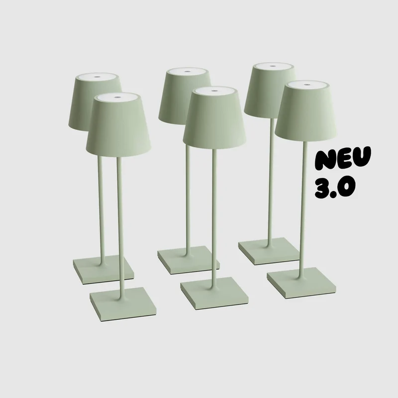 Sigor Nuindie 3.0 Akku-Tischleuchte - 6er Set
