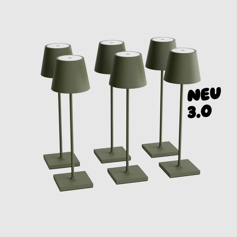 Sigor Nuindie 3.0 Akku-Tischleuchte - 6er Set