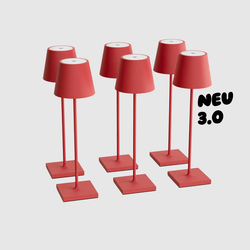 Sigor Nuindie 3.0 Akku-Tischleuchte - 6er Set