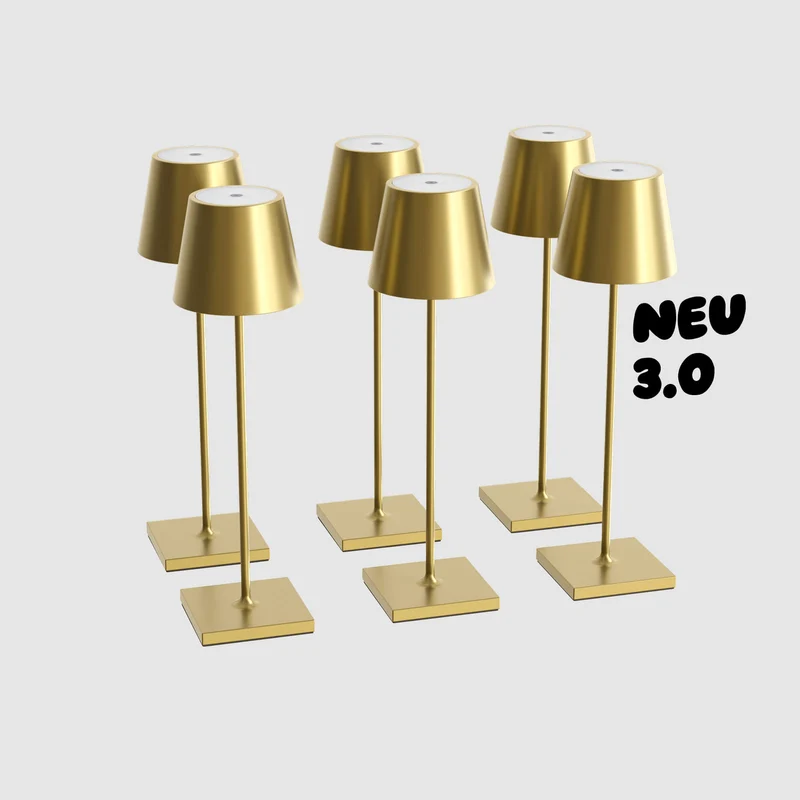 Sigor Nuindie 3.0 Akku-Tischleuchte - 6er Set