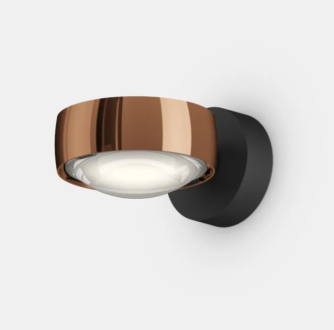 Occhio - Wandleuchte Sento D LED verticale rose gold (nur Kopf)