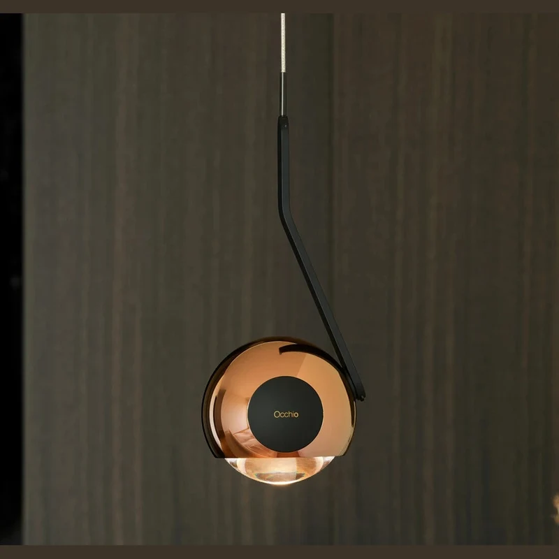 Occhio - Pendelleuchte io sospeso flat chrom exkl. Konverter