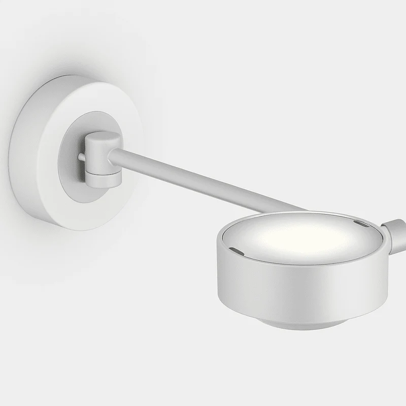 Occhio - Wandleuchte letto LED 30 up Chrom matt base Links (ohne Kopf)