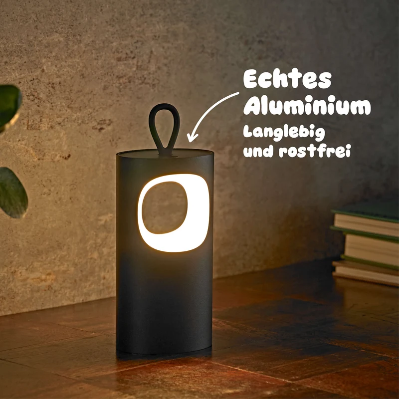 Sigor Lunari Akku-LED-Tischleuchte