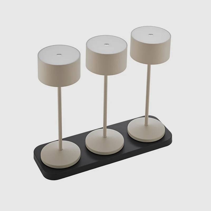 Sigor Veluna Akku-LED-Tischleuchte (3er-Set)