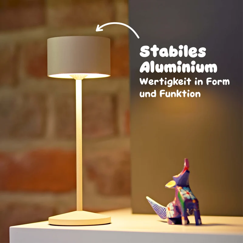 Sigor Veluna Akku-LED-Tischleuchte