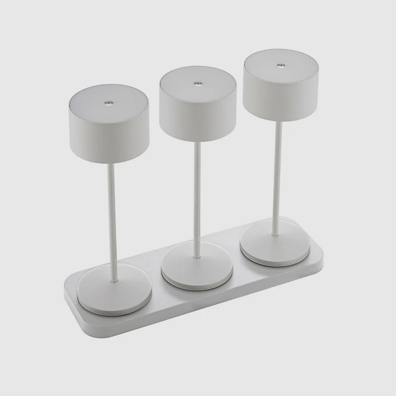 Sigor Veluna Akku-LED-Tischleuchte (3er-Set)