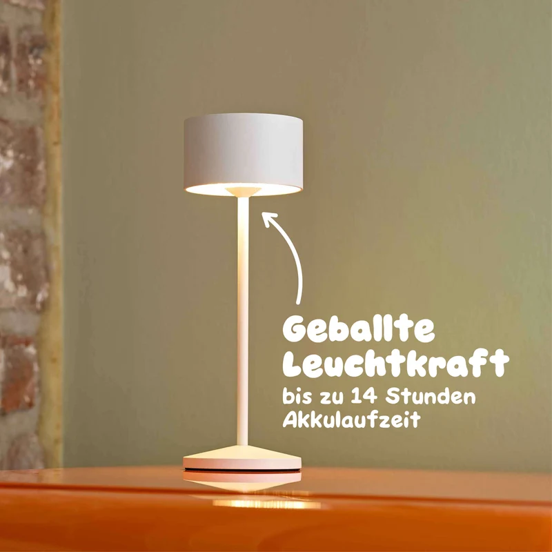 Sigor Veluna Akku-LED-Tischleuchte