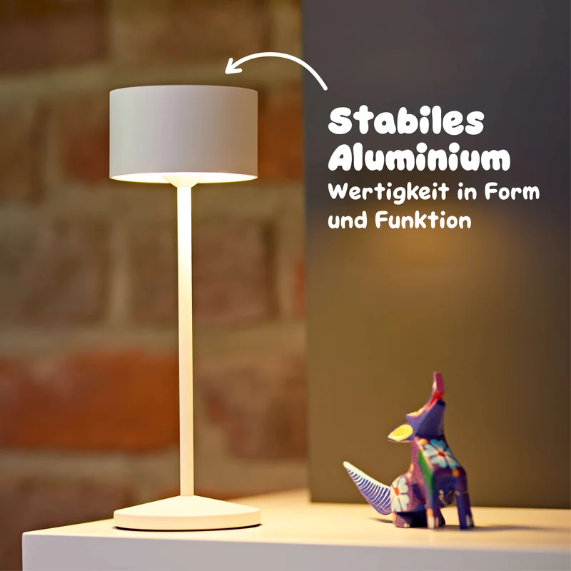 Sigor Veluna Akku-LED-Tischleuchte