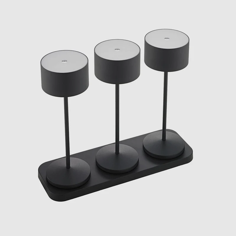 Sigor Veluna Akku-LED-Tischleuchte (3er-Set)