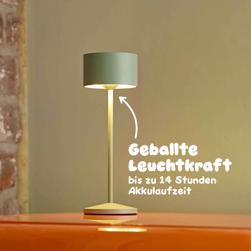 Sigor Veluna Akku-LED-Tischleuchte