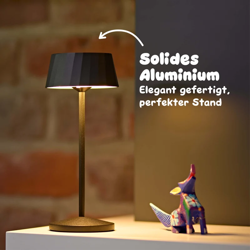 Sigor Facetta Akku-LED-Tischleuchte