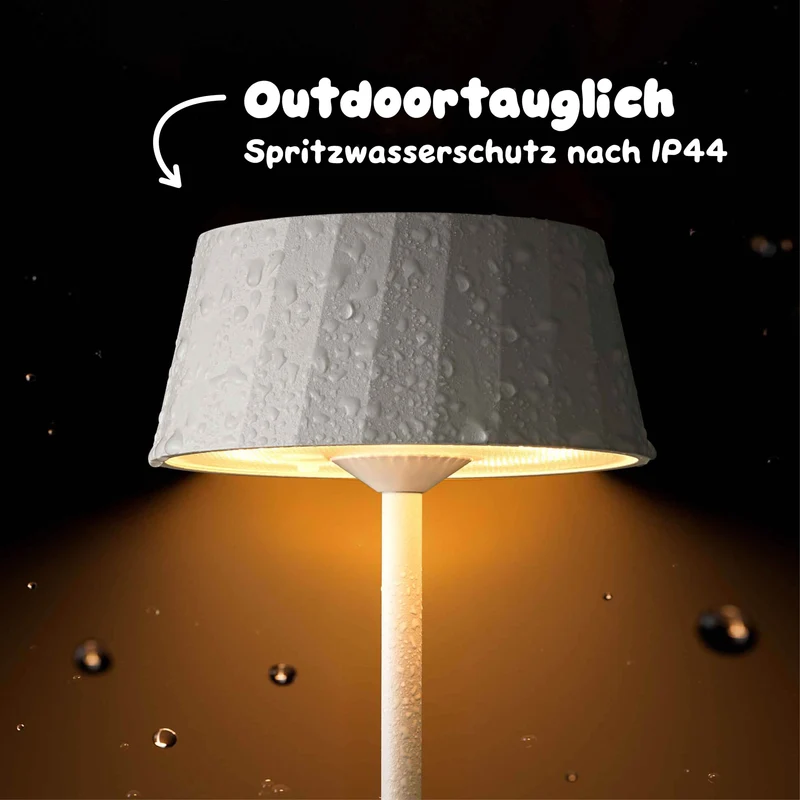 Sigor Facetta Remote Akku-LED-Tischleuchte (3er-Set)