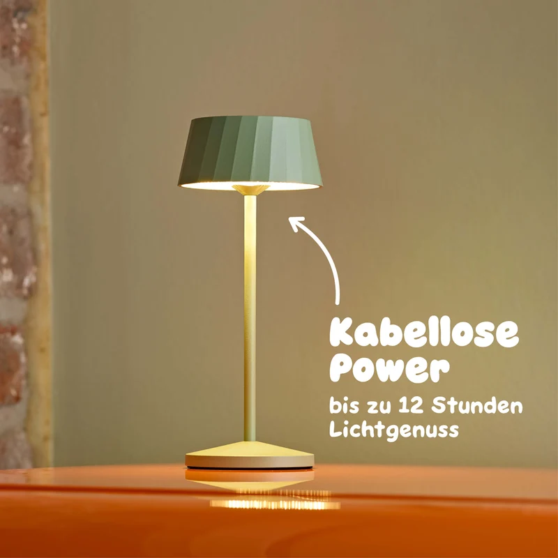 Sigor Facetta Akku-LED-Tischleuchte