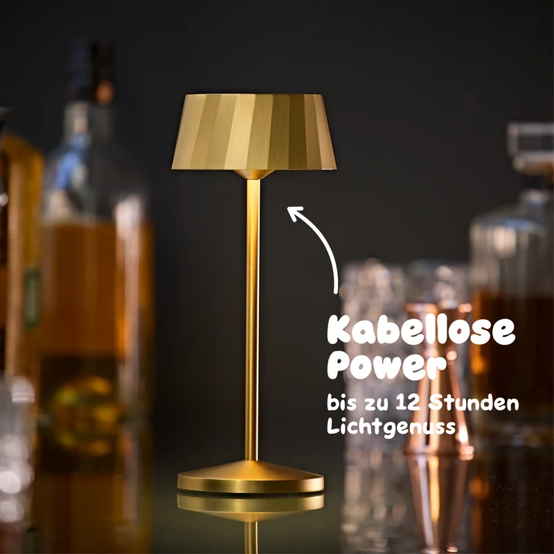 Sigor Facetta Akku-LED-Tischleuchte