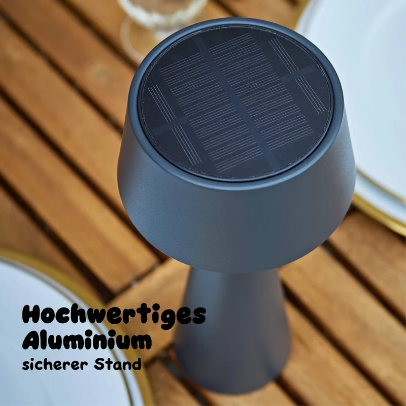 Sigor Solino Akku-Solar-Tischleuchte