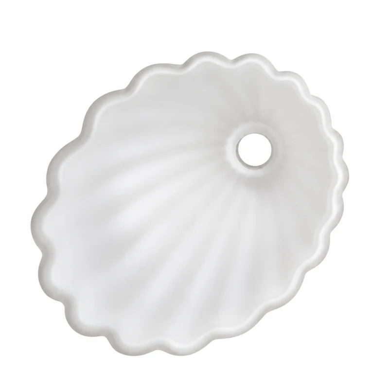 Lampenglas G4 weiß geriffelt 12,5 cm – Ersatzglas Loch 11 mm