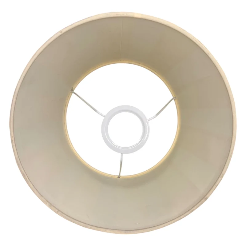 Lampenschirm Beige/Creme gestreift - konisch, Chintz, 25 cm, E27