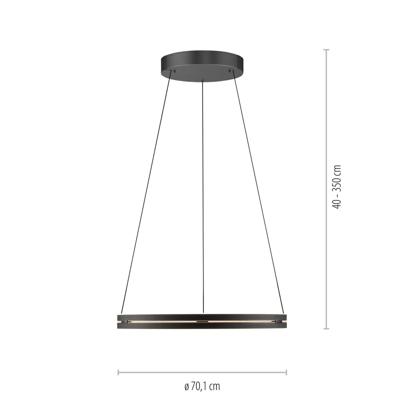 Paul Neuhaus - Pendelleuchte Pure E-Loop LED