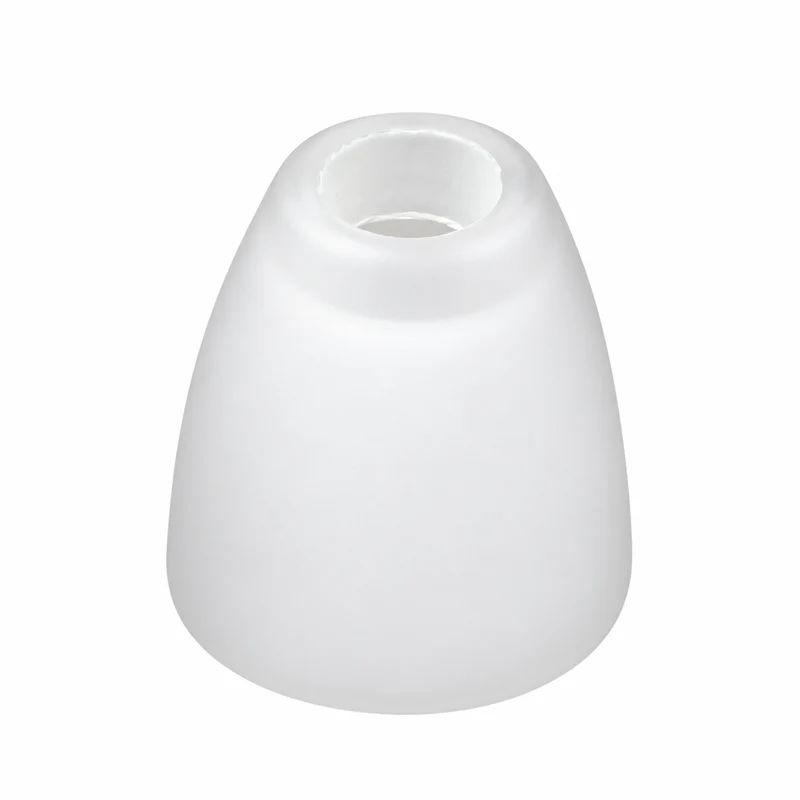 Lampenglas G4 – weißes Tulpenglas abgeschrägt als Ersatzglas 11mm Loch
